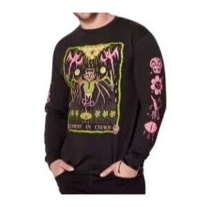(5 for $25) Comfort in Chaos‎ Long Sleeve T Shirt in Black Size Small